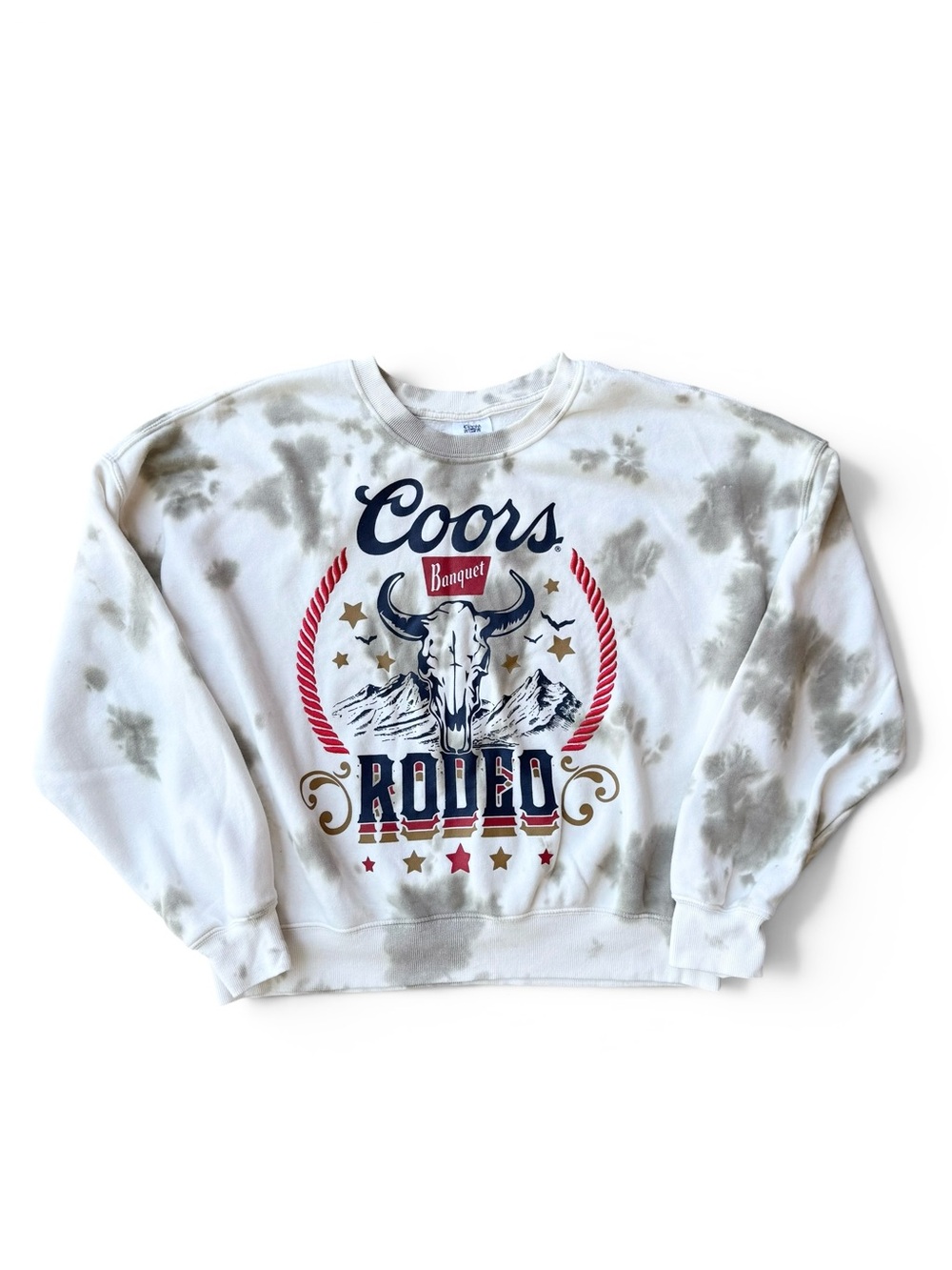 Coors Banquet Rodeo Graphic Sweatshirt - Tie-Dye